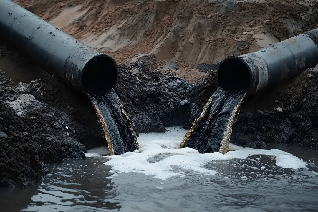 核廢水寫實風格工業污水排放大型管道污染場景商業照片（僅供交流學習非商用）.jpg